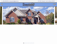 Tablet Screenshot of desertvalleyrealtyandpropertymanagement.com